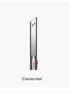 Dyson Slim Gray Crevice Tool with Red Release Button